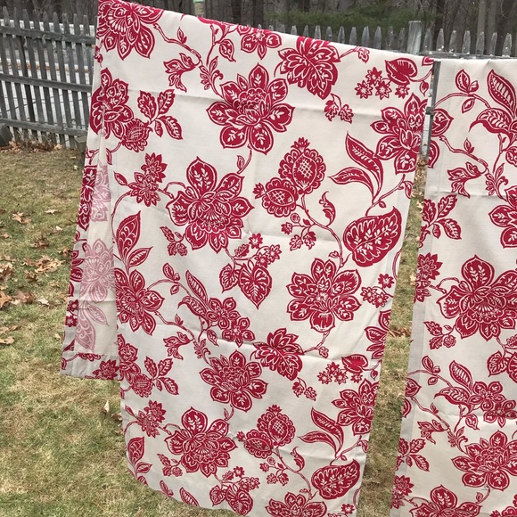 Window Panels unlined bold print imported woven cotton. Set of 4 - Picture 7 of 7